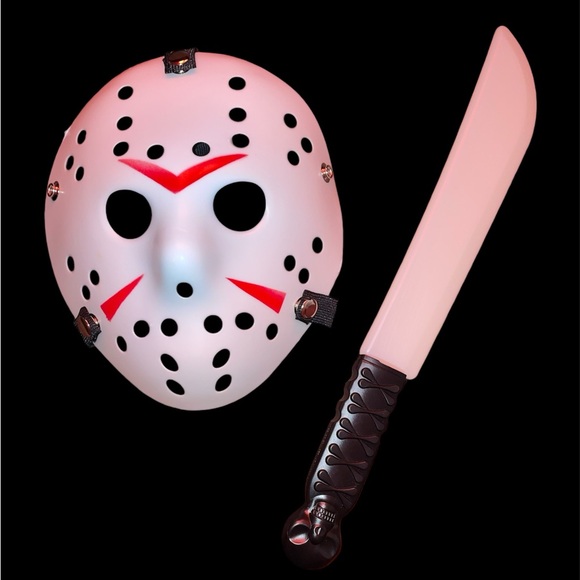 Jason Voorhees Hockey Jersey - Friday the 13th with mask & knife. Halloween. - Picture 3 of 3